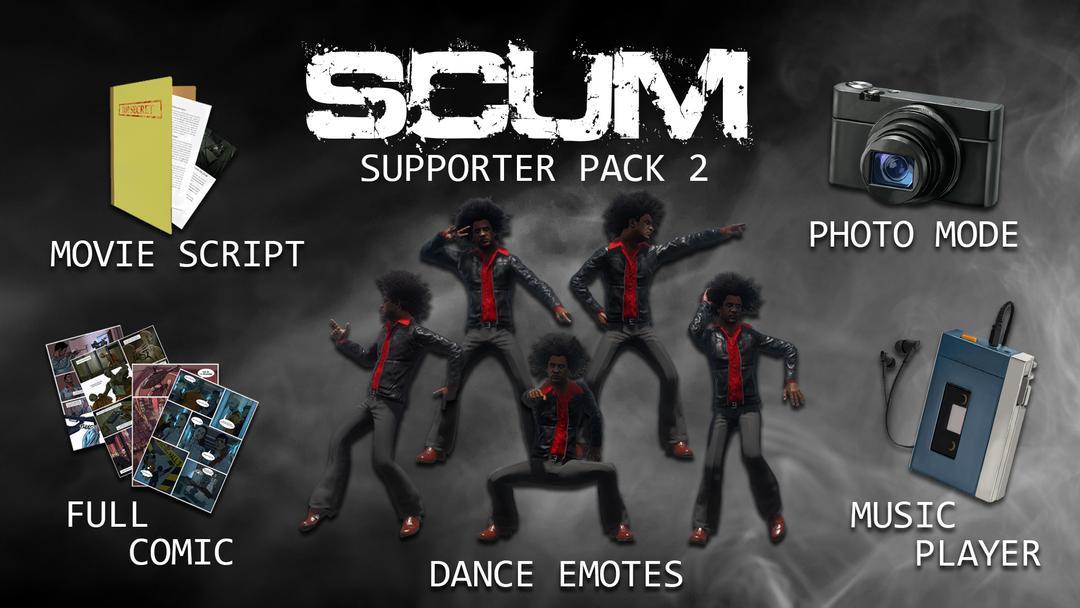 Scum supporter pack что в него входит